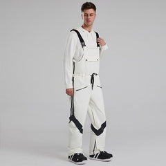 Salopette de ski réfléchissante style pente pour homme RIVIYELE