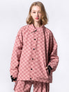 Veste de snowboard coach à damier RARWAR pour homme