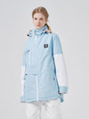 Parka d'hiver RAWRWAR Powder Space à manches colorblock pour homme