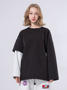 Pull à col rond Mutu Snow Fake Two pour femme