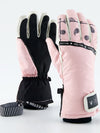 Gants de neige d'hiver colorés pour femmes et unisexes Vector