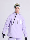 Veste de snowboard Cosone Oblique pour femme, fermeture éclair oblique, idéale pour les sports de plein air.