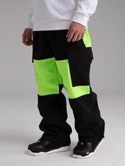 Pantalon de ski cargo Searipe Winter Freerider Colorblock pour homme