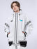 Veste de snowboard cargo géométrique RARWAR pour homme
