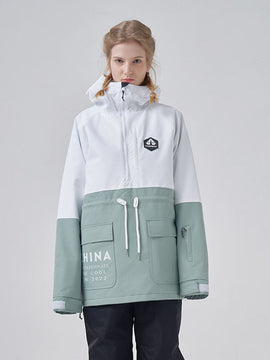 Parka d'hiver RAWRWAR Infinity Colorblock pour femme