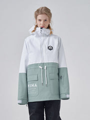 Parka d'hiver RAWRWAR Infinity Colorblock pour femme