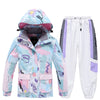 Combinaisons de ski pour filles à motif Arctic Queen et bandes réfléchissantes