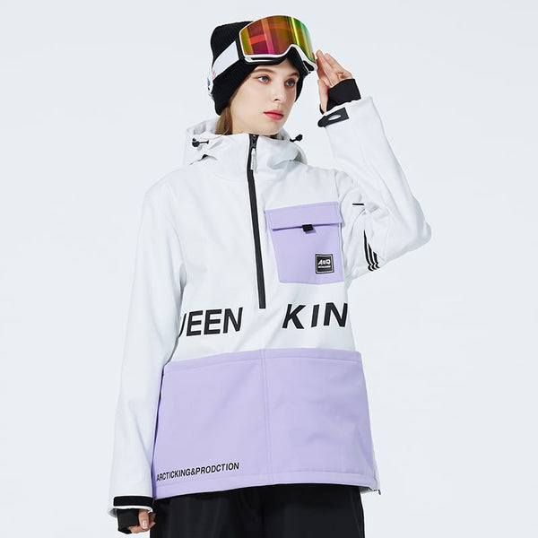 Veste anorak à demi-zip Mountain Peak SnowGuard pour femme