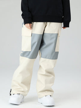 Pantalon de ski cargo Searipe Winter Freerider Colorblock pour femme