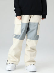 Pantalon de ski cargo Searipe Winter Freerider Colorblock pour femme