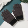 Gants d'hiver Snowverb coupe-vent en maille à motif.