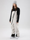 Salopette de ski Searipe pour femme, fermeture éclair oblique, col rond