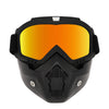 Lunettes de ski unisexes Snowverb Winter Ranger avec masque facial amovible