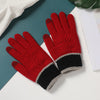 Gants d'hiver Snowverb coupe-vent en maille à motif.