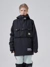Veste de ski RARWWAR 3 Cargo pour homme, poches Pow Line, demi-zip