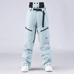 Pantalon de ski à bretelles SnowCraze Alpine Explorer pour femme