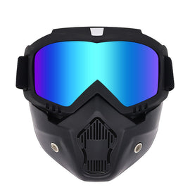 Lunettes de ski unisexes Snowverb Winter Ranger avec masque facial amovible