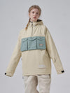 Veste de ski RARWWAR 3 Cargo pour homme, poches Pow Line, demi-zip