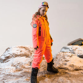 Combinaison de ski une pièce pour filles, nouveau style tendance, idéale pour l'hiver