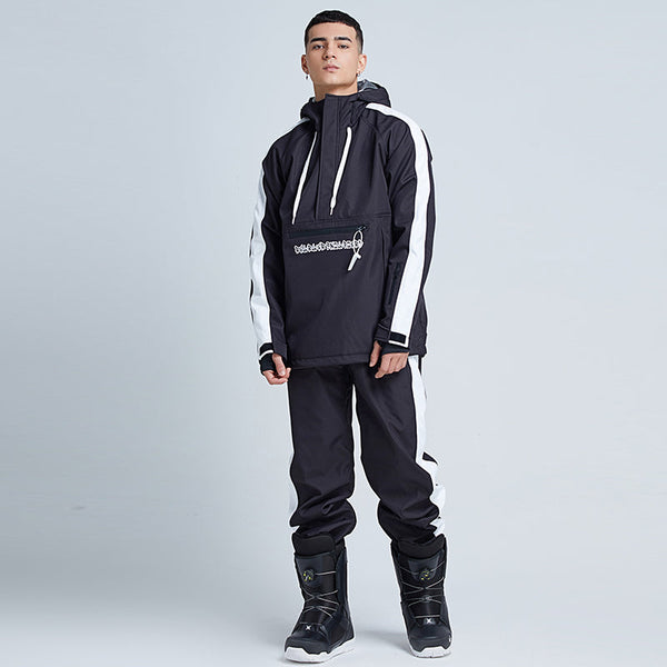 Ensemble veste et pantalon de snowboard unisexe RARWWAR Young Fashion pour homme