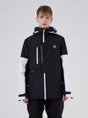 Parka d'hiver RAWRWAR Powder Space à manches colorblock pour homme