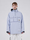 Veste de ski RARWWAR 3 Cargo pour homme, poches Pow Line, demi-zip