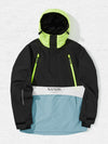 Veste anorak de snowboard Nandn Happy Holidays pour homme