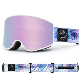 Lunettes de ski interchangeables unisexes Nandn pour la protection du snowboard