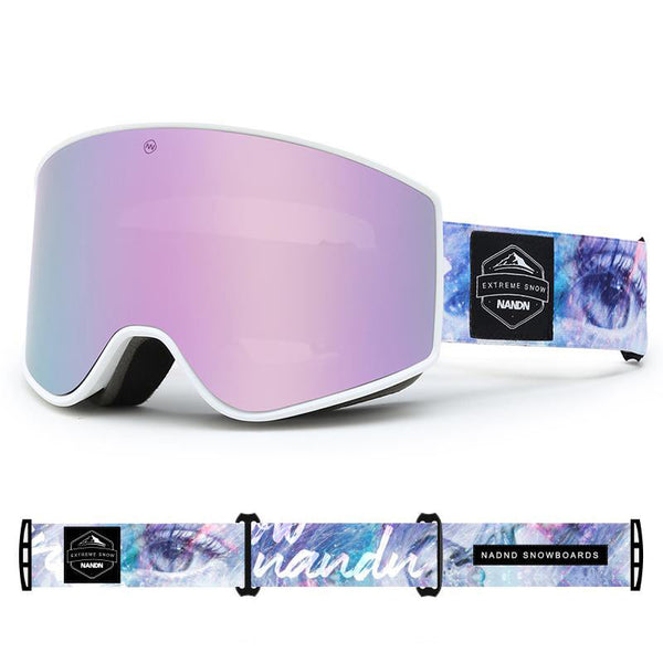 Lunettes de ski interchangeables unisexes Nandn pour la protection du snowboard