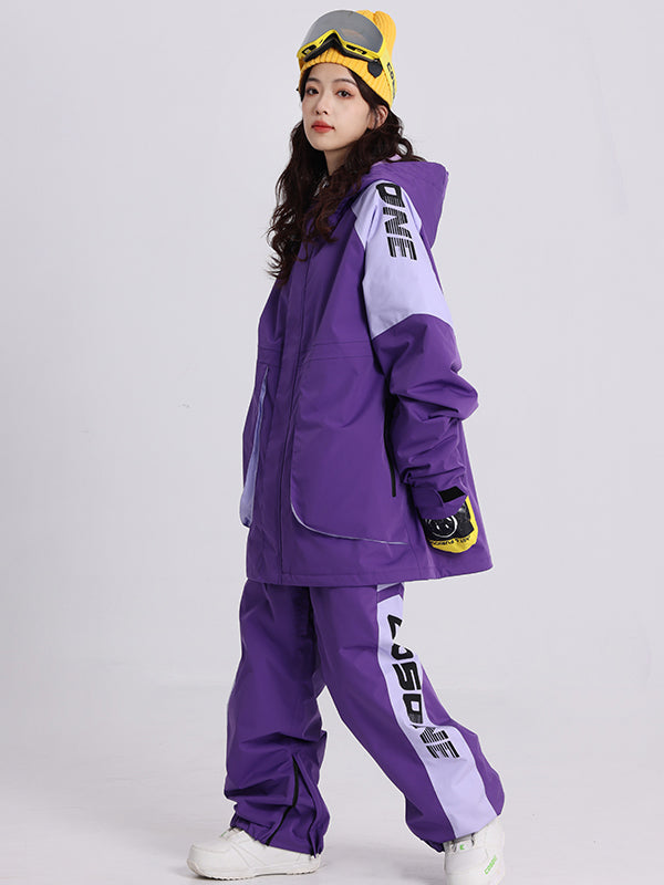 Ensemble veste et pantalon de ski cargo Cosone Adept pour femme