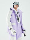 Veste de neige à blocs de couleur réfléchissants Vector Winter Invitation pour femmes