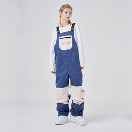 Salopette de ski RARWWAR Mountain Discover Colorblock pour femme