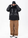 Ensemble de ski Chillform pour homme, camouflage réfléchissant – Veste Glow Trail et pantalon de ski ample Freerider