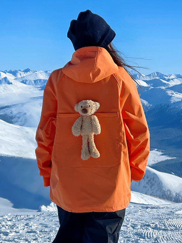 Sweat à capuche oversize en polaire douce Renchill BearHug pour femme