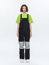 Salopette de ski/snowboard pour femme, color block, avec ceinture intégrée