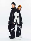 Veste de ski freestyle pour femme, haute performance, ouverture diagonale et fermeture éclair intégrale