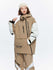 Veste de ski freestyle pour femme, haute performance, ouverture diagonale et fermeture éclair intégrale