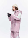 Veste de ski freestyle pour femme, haute performance, ouverture diagonale et fermeture éclair intégrale