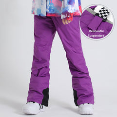 Pantalon de ski à bretelles SMN Highland pour femme