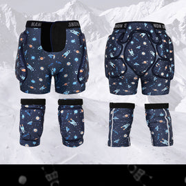 Ensemble de protections de hanches et de genoux pour enfants Nandn Little Explorer Professional Snow