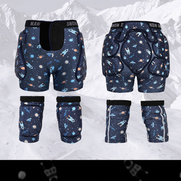 Ensemble de protections de hanches et de genoux pour enfants Nandn Little Explorer Professional Snow
