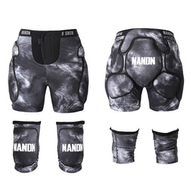 Ensemble short et genouillères de protection unisexe Tri-Flex Nandn