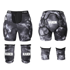 Ensemble short et genouillères de protection unisexe Tri-Flex Nandn