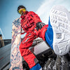 Combinaisons de snowboard monopièces PINGUP P-40 Fighter & Shark pour femmes