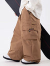 Pantalon de neige cargo utilitaire multipoches à motif léopard Wild Soul Steeze ParkRider pour femme