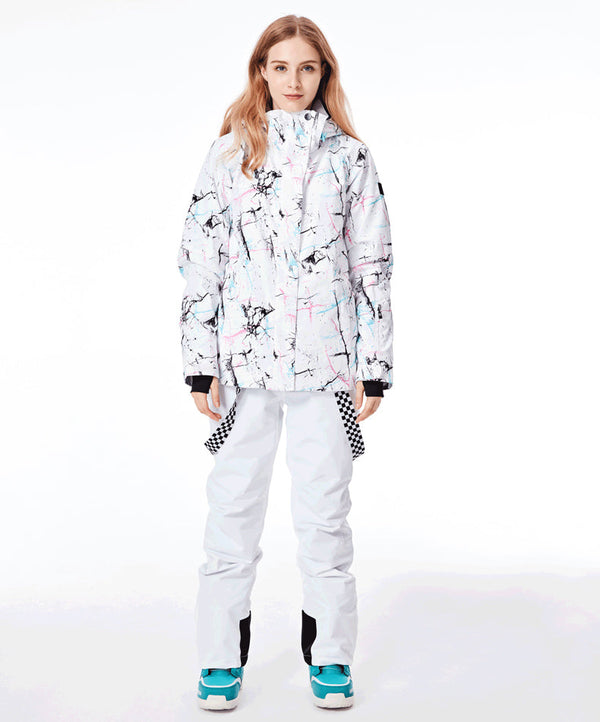 Women's SMN 5k Colorful Metropolis Ski Suits