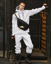 Ensemble veste et pantalon de snowboard unisexe RARWWAR Young Fashion pour femmes