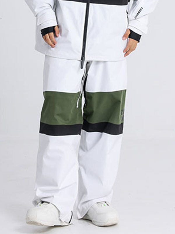 Pantalon de neige Cosone Winter Forward Colorblock pour homme