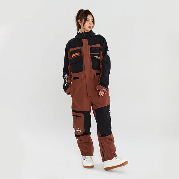 Combinaison de ski cargo de terrain Nandn pour femme