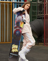 Ensemble veste et pantalon de snowboard unisexe RARWWAR Young Fashion pour femmes